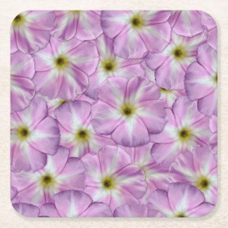 Bindweed Seamless Pattern Rechteckiger Pappuntersetzer