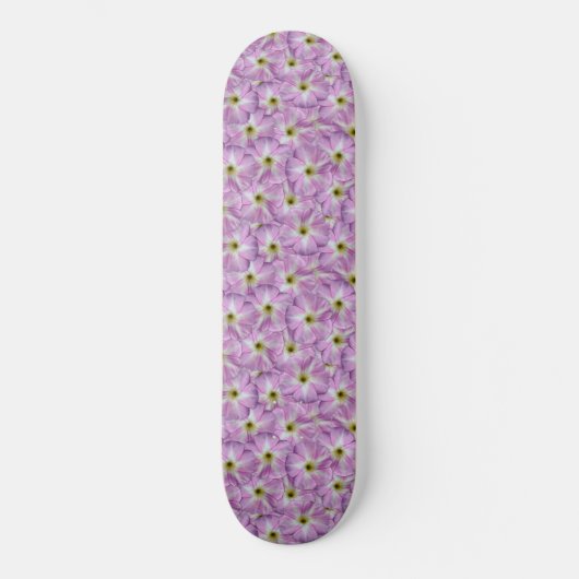 Bindweed Seamless Pattern Skateboard (Vorderseite)