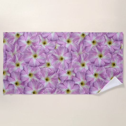 Bindweed Seamless Pattern Strandtuch (Vorderseite)