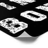 Bing Bing Bong Funny Retro Distressed Quote Poster (Ecke)