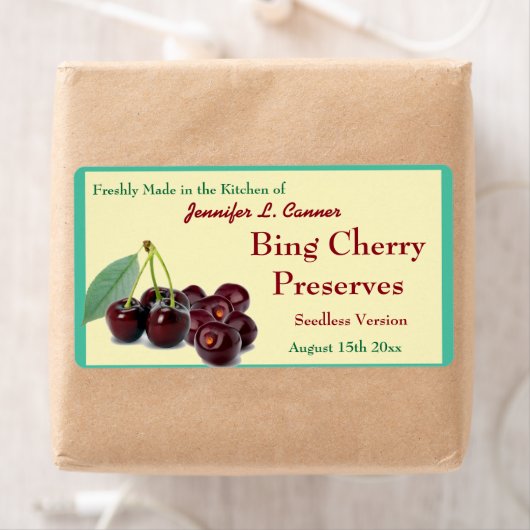 Bing Cherry Jam oder Preserve II Canning Jar (Insitu)