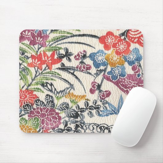 Bingata Blumen-III Mousepad (Mit Mouse)