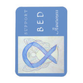 Binge Eating Disorder (BED) Awareness Angel Magnet (Vertikal)