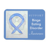 Binge Eating Disorder (BED) Awareness Angel Magnet (Horizontal)