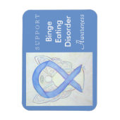 Binge Eating Disorder (BED) Awareness Angel Magnet (Vertikal)