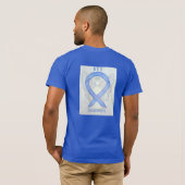 Binge Eating Disorder (BED) Awareness Ribbon T-Shi T-Shirt (Schwarz voll)
