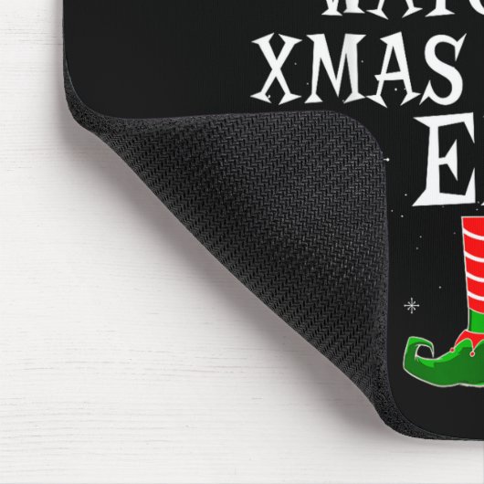 Binge Watching Xmas Movies Elf Matching Family Chr Mousepad (Ecke)