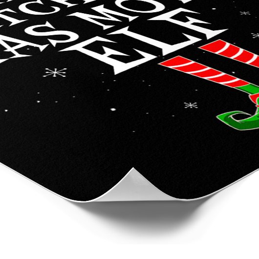 Binge Watching Xmas Movies Elf Matching Family Chr Poster (Ecke)