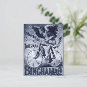 Bingham & Co. Velocipedes Postkarte (Stehend Vorderseite)