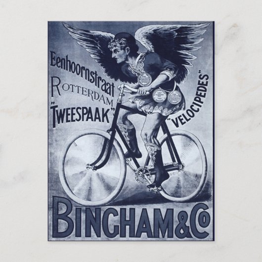 Bingham & Co. Velocipedes Postkarte (Vorderseite)