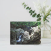 Bingham Falls Gorge Vermont Postkarte (Stehend Vorderseite)