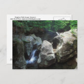 Bingham Falls Gorge Vermont Postkarte (Vorne/Hinten)