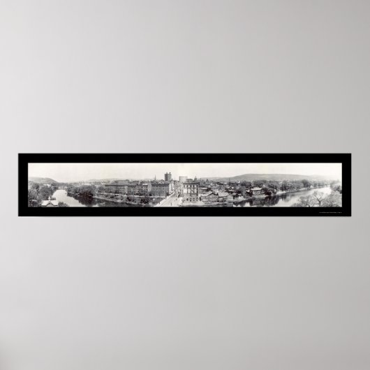 Binghamton, New York Foto 1909 Poster (Vorne)