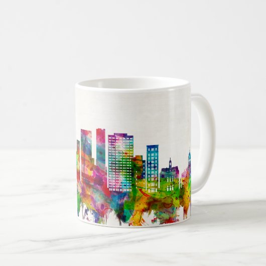 Binghamton New York Skyline Kaffeetasse (VorderseiteRechts)
