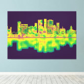 Binghamton New York Skyline Leinwanddruck (Insitu (Holzboden))