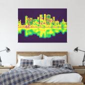 Binghamton New York Skyline Leinwanddruck (Insitu (Schlafzimmer))
