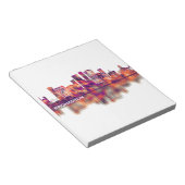Binghamton New York Skyline Notizblock (angewinkelt)