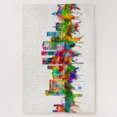 Binghamton New York Skyline Puzzle (Vertikal)