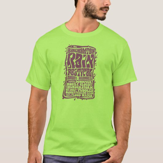 Binghamton Rain Festival T-Shirt (Vorderseite)
