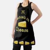 Binging on Cheese - lustiges Zitat Schürze (InSitu)