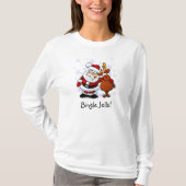 Bingle Jells Santa & Rudolph Holiday T-Shirt (Vorderseite)