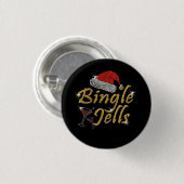 Bingle Jells Tipsy Christmas Button (Vorne & Hinten)