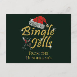 Bingle Jells Tipsy Christmas Postkarte