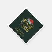 Bingle Jells Tipsy Christmas Serviette (Ecke)