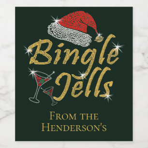Bingle Jells Tipsy Weinetikett