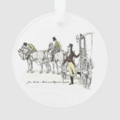 Bingley Arrives - Jane Austen Pride & Prejudice Ornament (Rückseite)