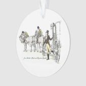 Bingley Arrives - Jane Austen Pride & Prejudice Ornament (Vorderseite)