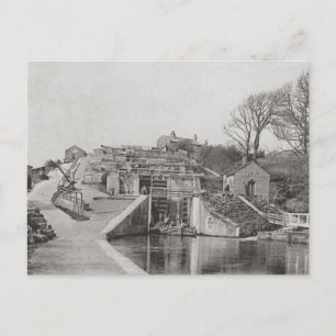 Bingley Five Rise Locks Postkarte