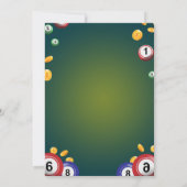 Bingo-Abend-Einladungen Einladung (Rückseite)