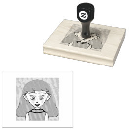 Bingo Anime Stephanie Gummistempel