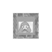 Bingo Anime Wood Art Briefmarke Gummistempel (Prägung)