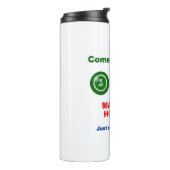 Bingo! Anrufer Thermosbecher (Nach links gedreht)