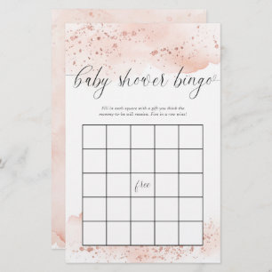 Bingo Aquarell Rose Goldpinke