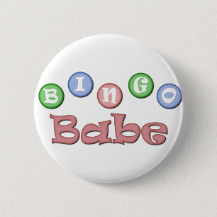 Bingo Babe Button