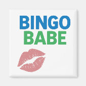 Bingo Babe Niedlich und zuversichtlich Bingo Lover Magnet (Vorne)