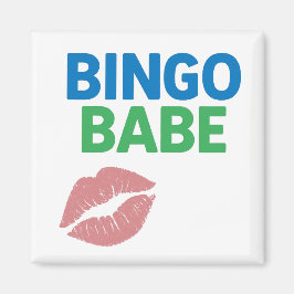 Bingo Babe Niedlich und zuversichtlich Bingo Lover Magnet