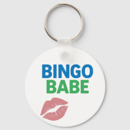 Bingo Babe Niedlich und zuversichtlich Bingo Lover Schlüsselanhänger