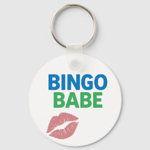 Bingo Babe Niedlich und zuversichtlich Bingo Lover Schlüsselanhänger