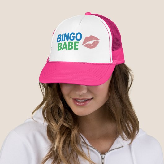 Bingo Babe Niedlich und zuversichtlich Bingo Lover Truckerkappe (Beispiel)