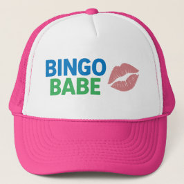 Bingo Babe Niedlich und zuversichtlich Bingo Lover Truckerkappe