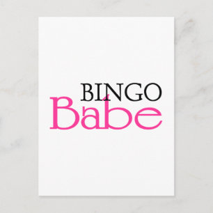 Bingo Babe Postkarte