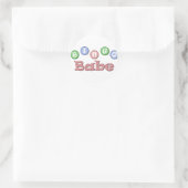 Bingo Babe Runder Aufkleber (Tasche)