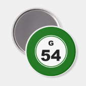 Bingo Ball G Magnet (Vorderseite/Rückseite)