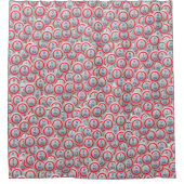 Bingo-Ball-Schlag Duschvorhang (Vorderseite)