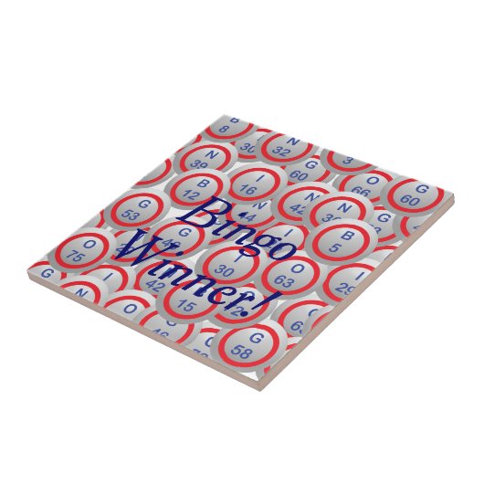 Bingo-Bälle Fliese (Seite)