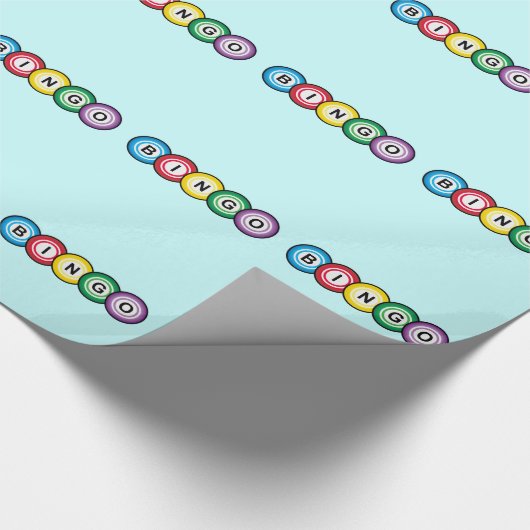 Bingo-Bälle Geschenkpapier (Ecke)